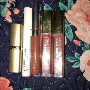 Lot of drugstore lipsticks